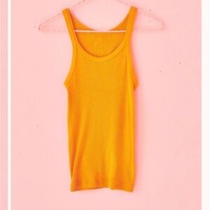 NWT Coniglio Palm Beach Scoop Neck Ribbed Tank one size